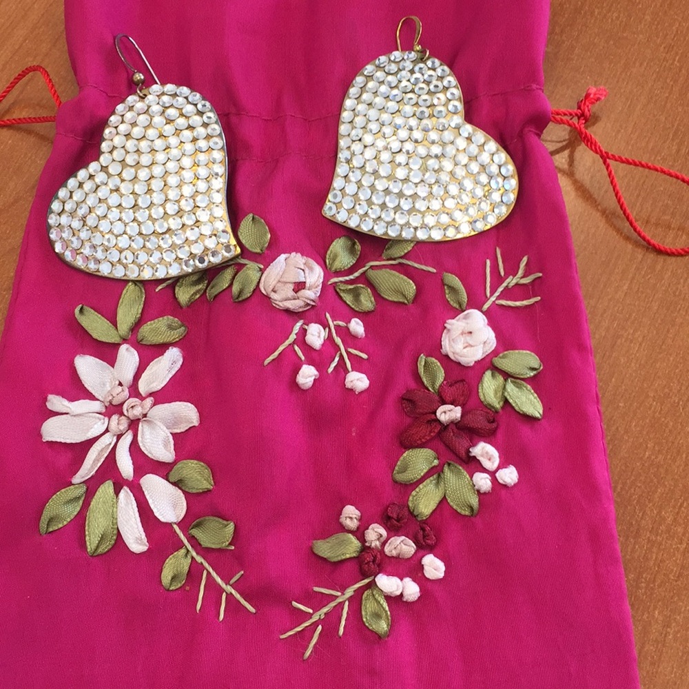 COPY - Hand made earrings with crystals